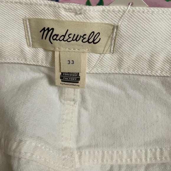 Madewell Rilee White Denim Skirt, Size 33 Western Preppy Resort Travel Event - Picture 3 of 4